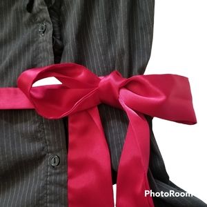 Red Bow Dress Shirt